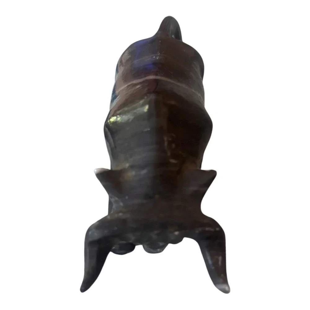 Vintage Black Onyx Charging Bull 6